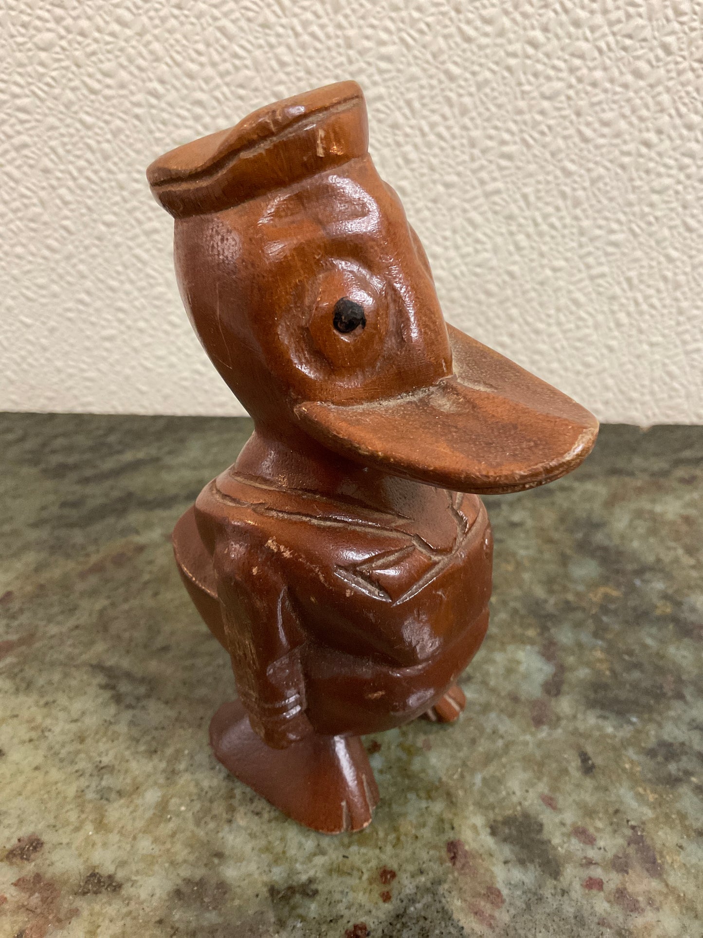 Vintage Hand Carved Donald Duck