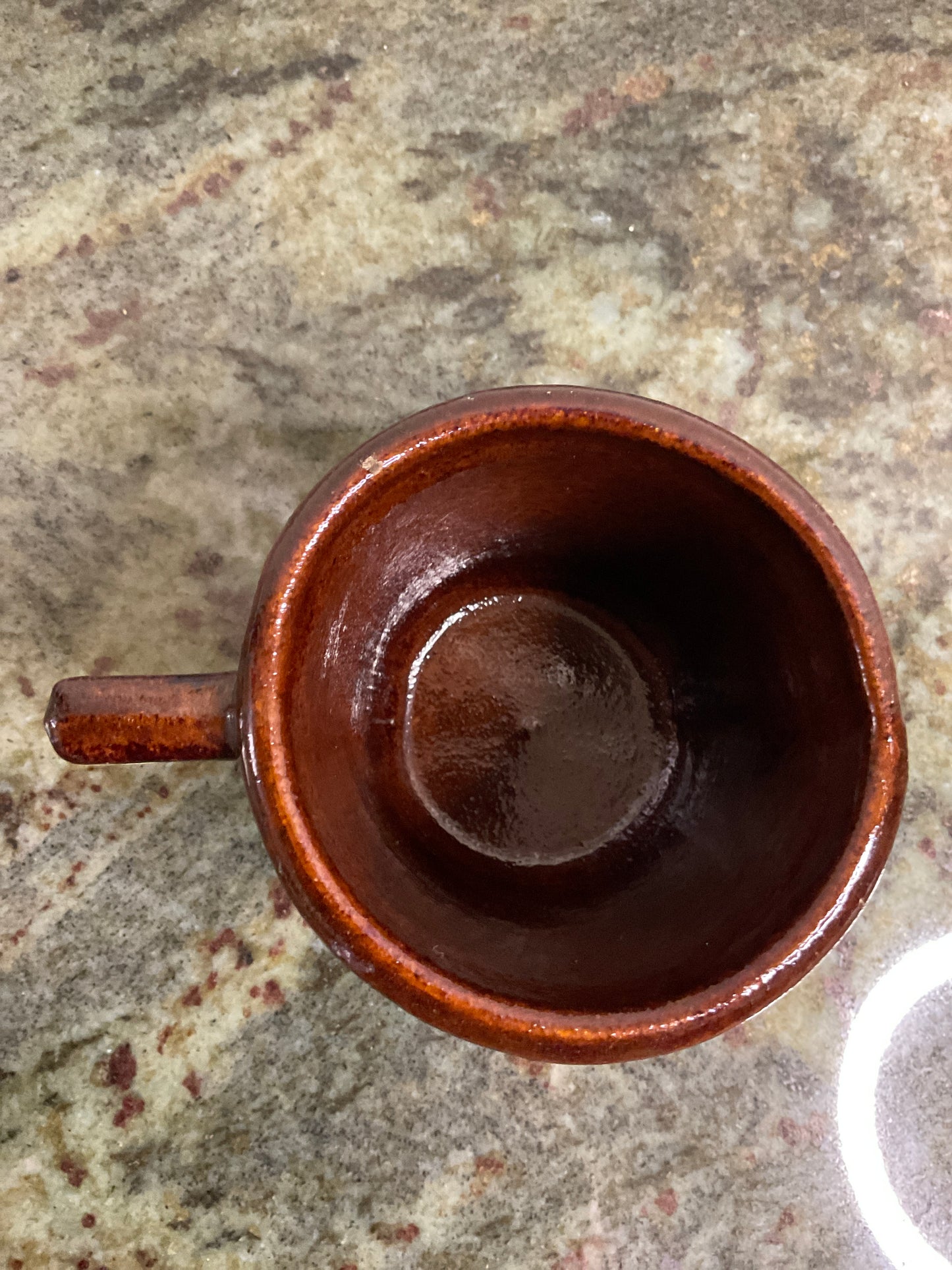 Vintage Two Toned Stoneware Coffee Mug