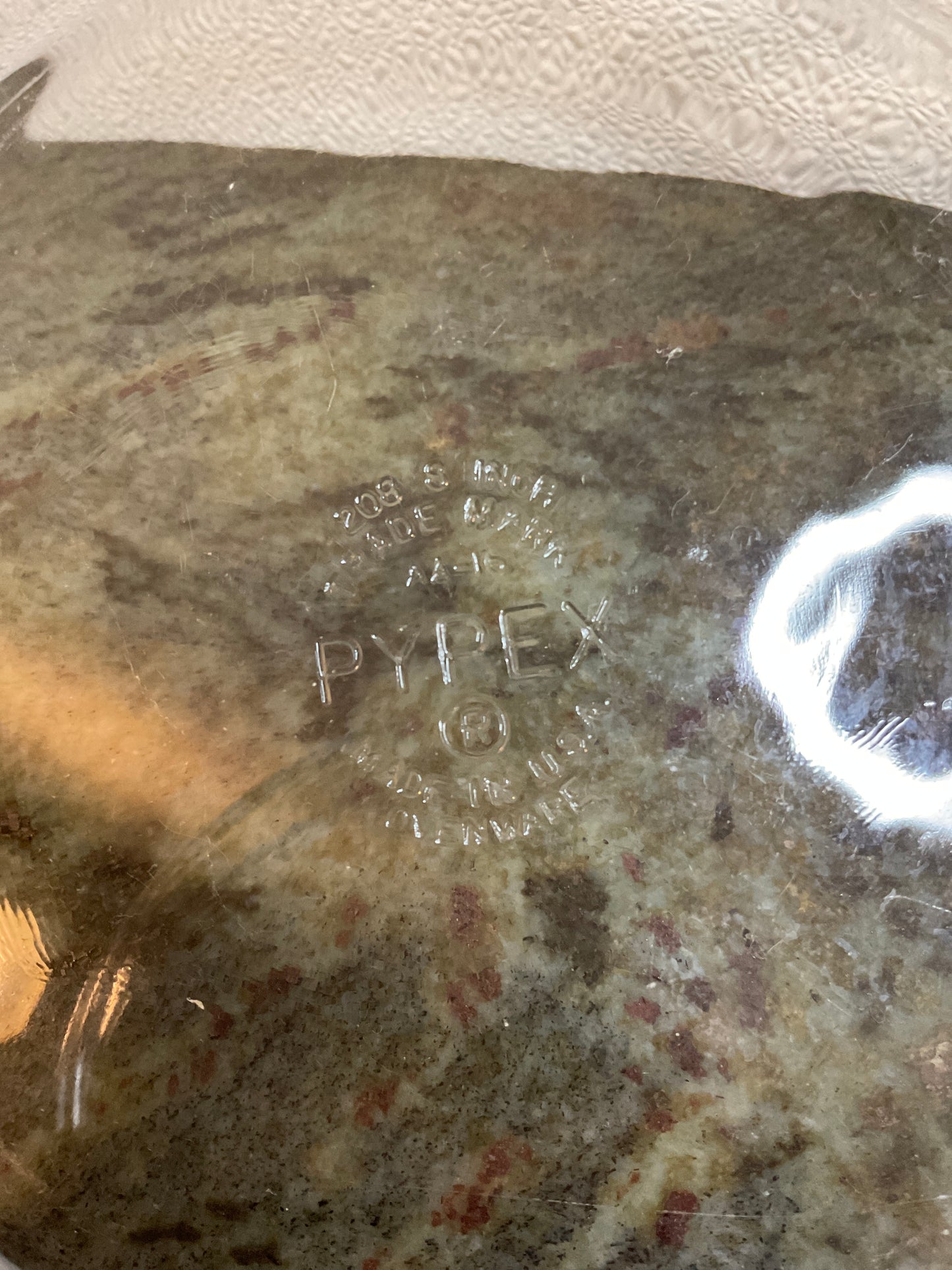 Pyrex 8” Pie Plate Clear