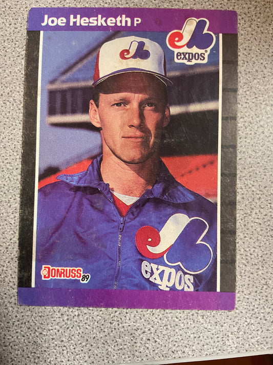 Baseball Card Joe Hesketh