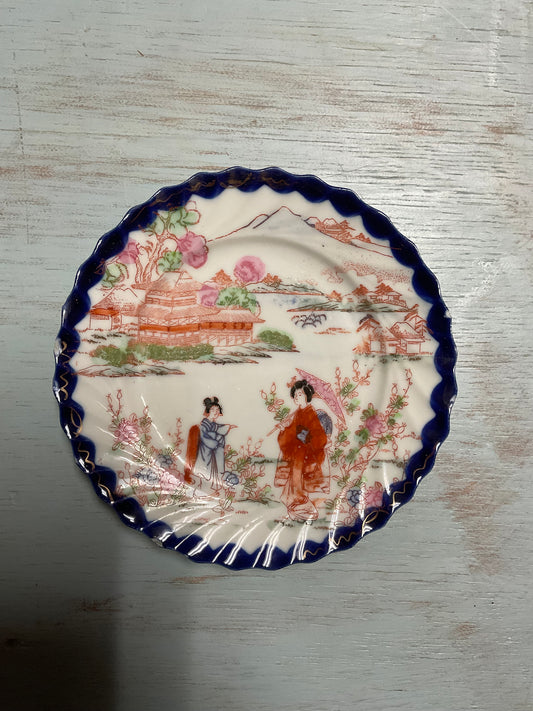 Antique Japanese Hand Painted Plate Made in Japan