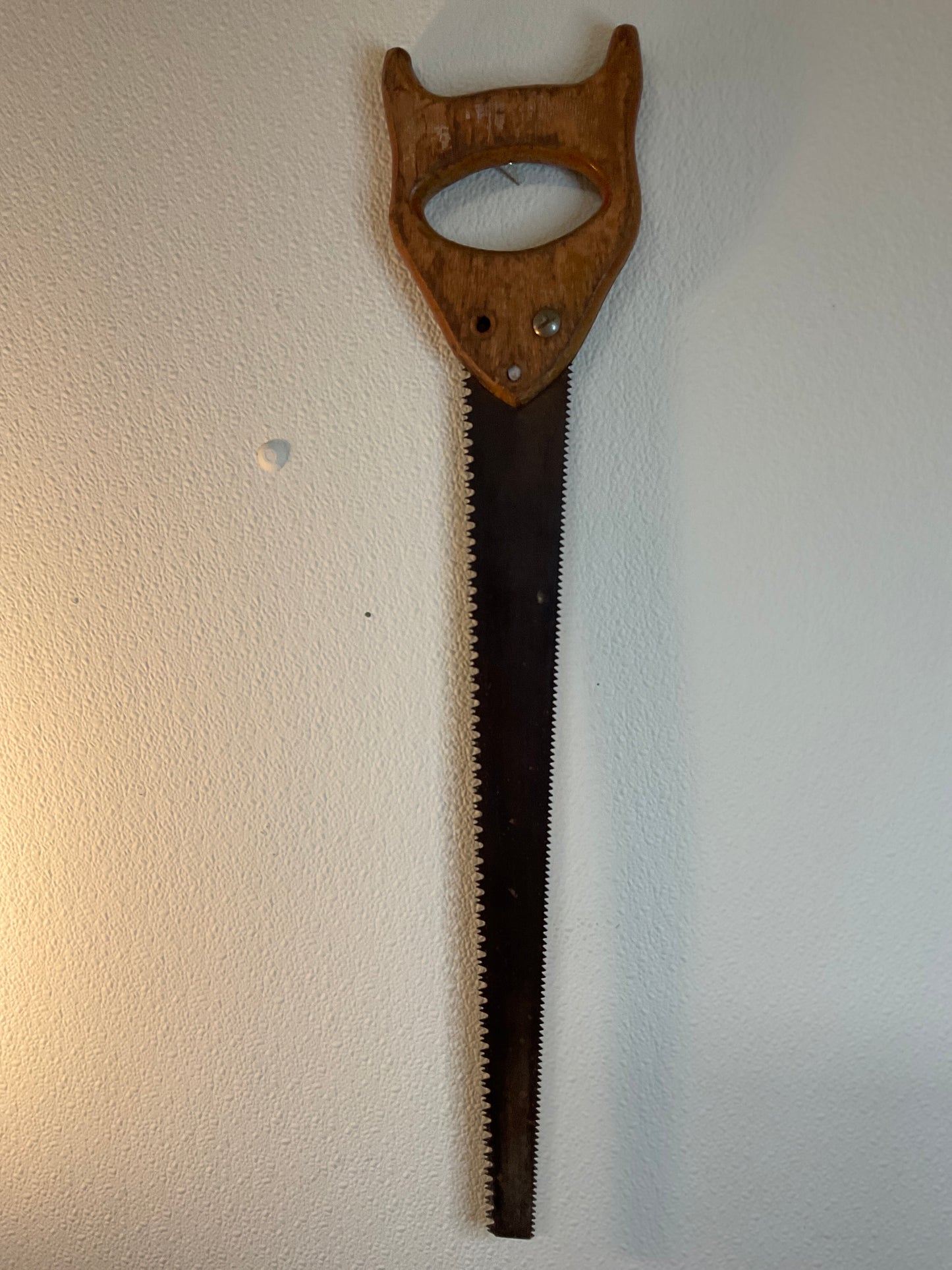 Vintage Double-Sided Hand Saw