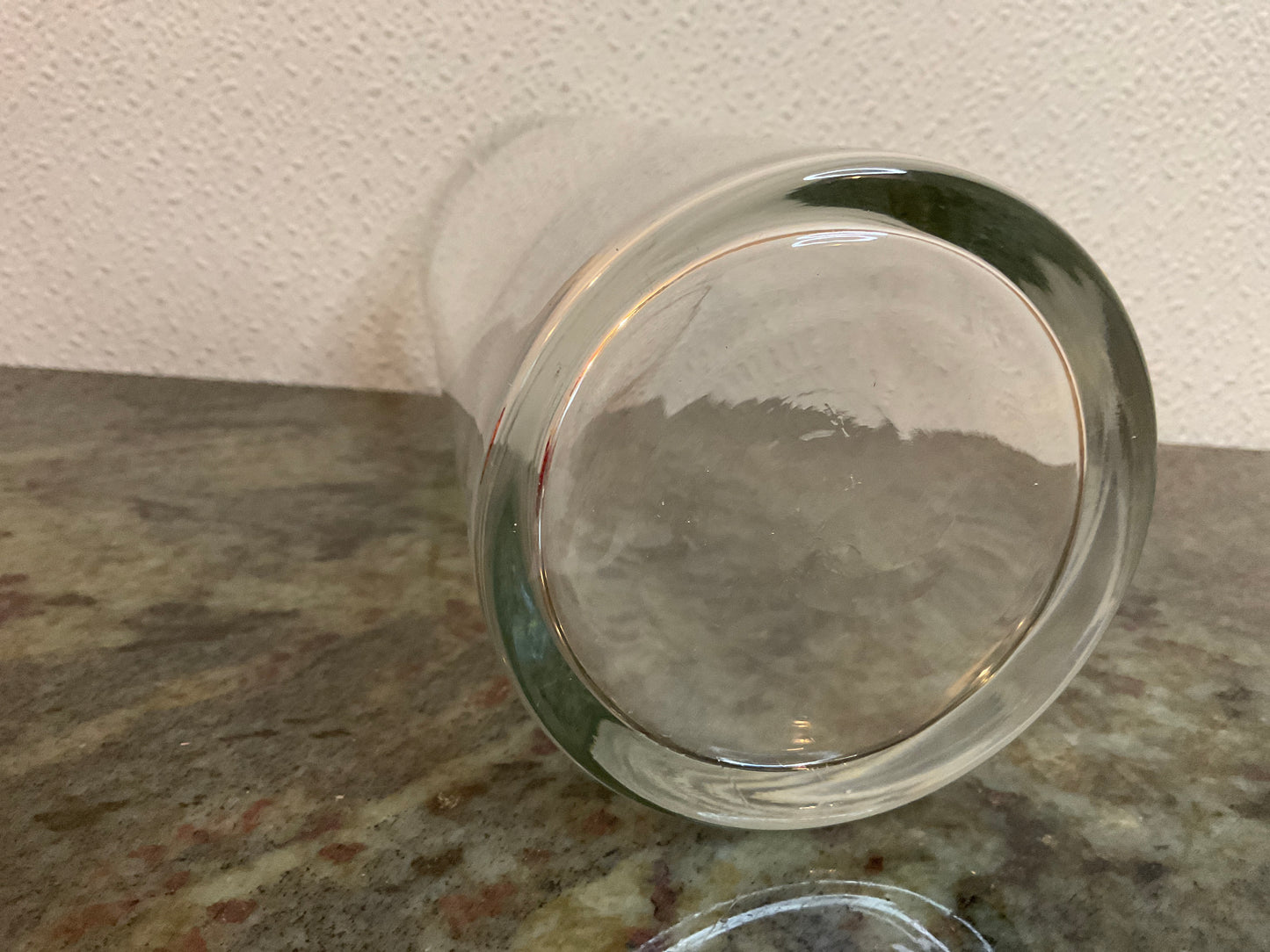 9” Clear Glass Cylinder Vase