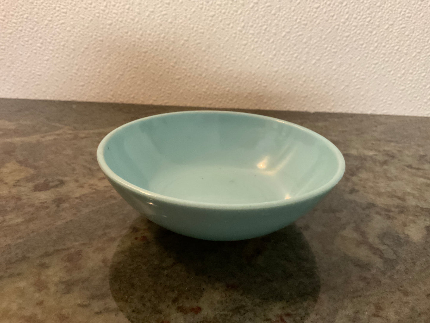 Vintage 5” turquoise blue Bowl