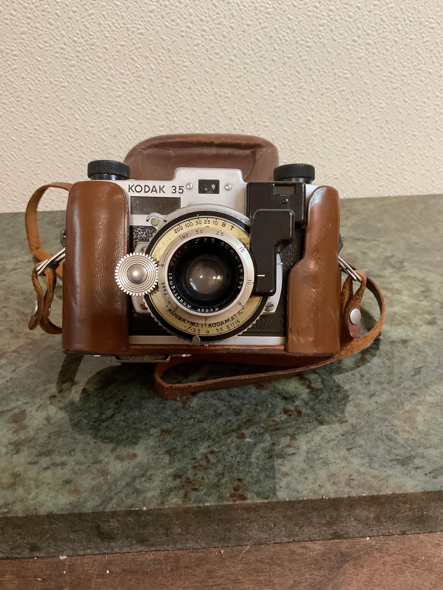 Kodak 35 Rangefinder Camera with Case