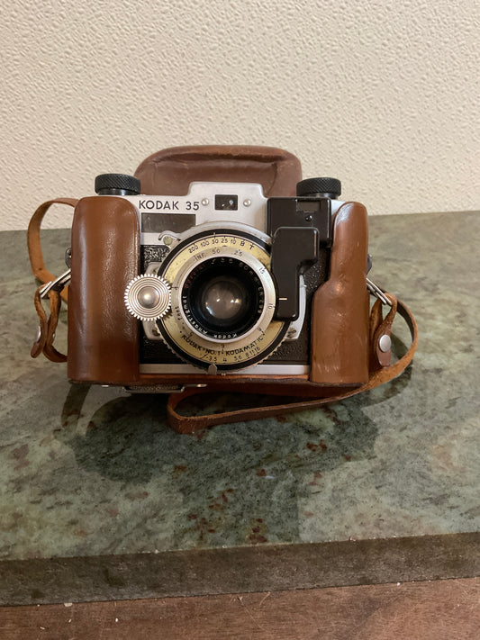 Kodak 35 Rangefinder Camera with Case
