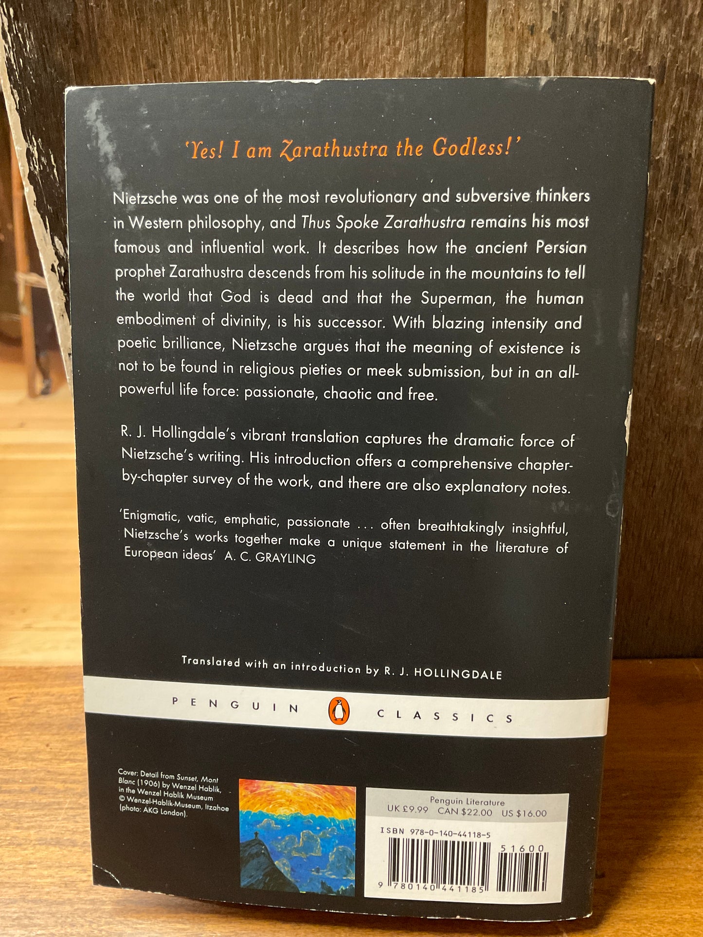 Book Thus Spoke Zarathustra 2003