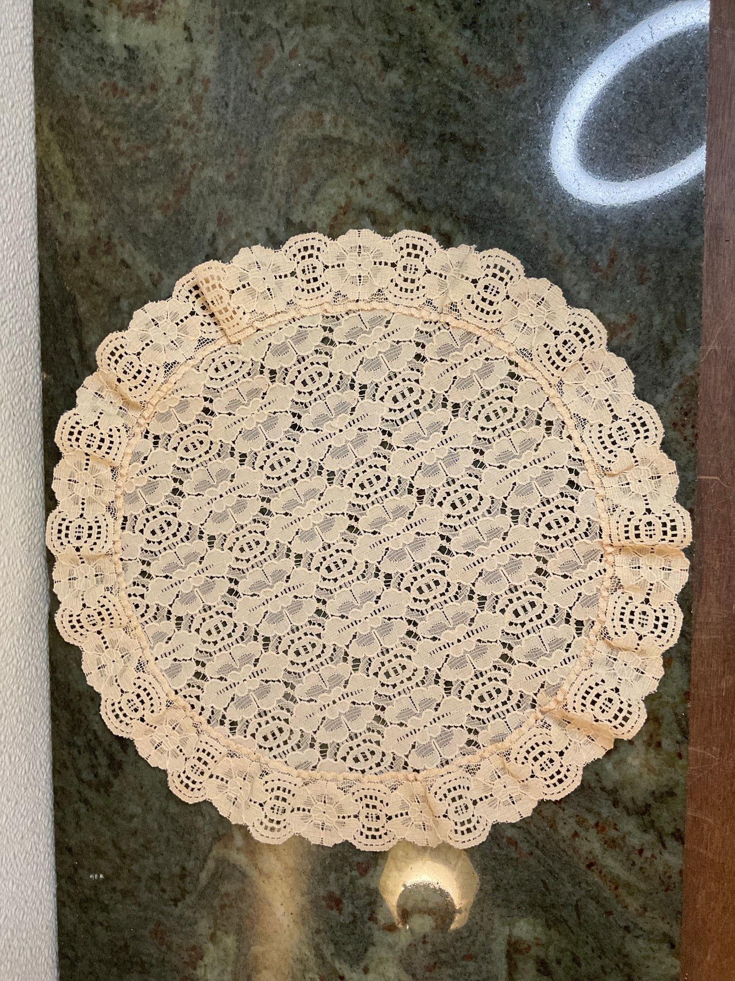 11.5” Ivory Round Doily