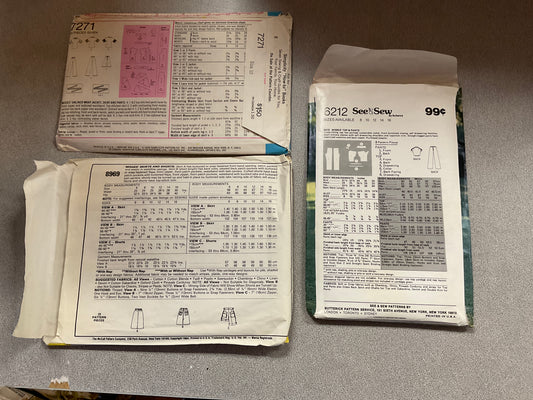 Bundle of 3 Sewing Patterns