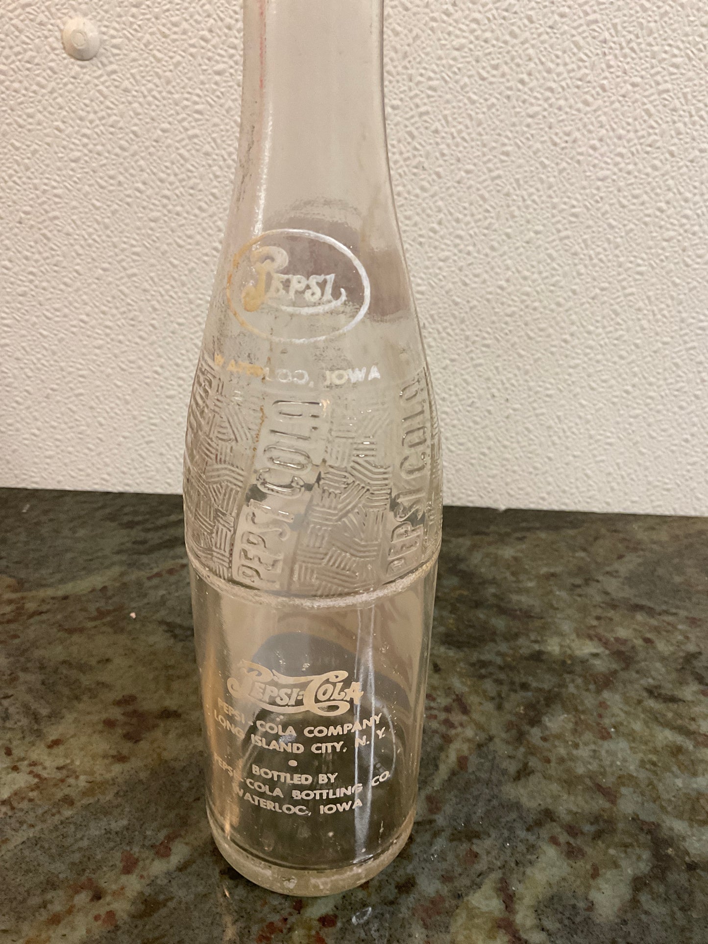 12 oz. Pepsi Cola Glass Bottle
