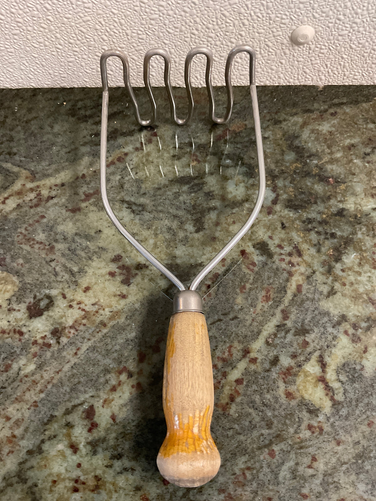 Vintage Wood Handle Potato Masher