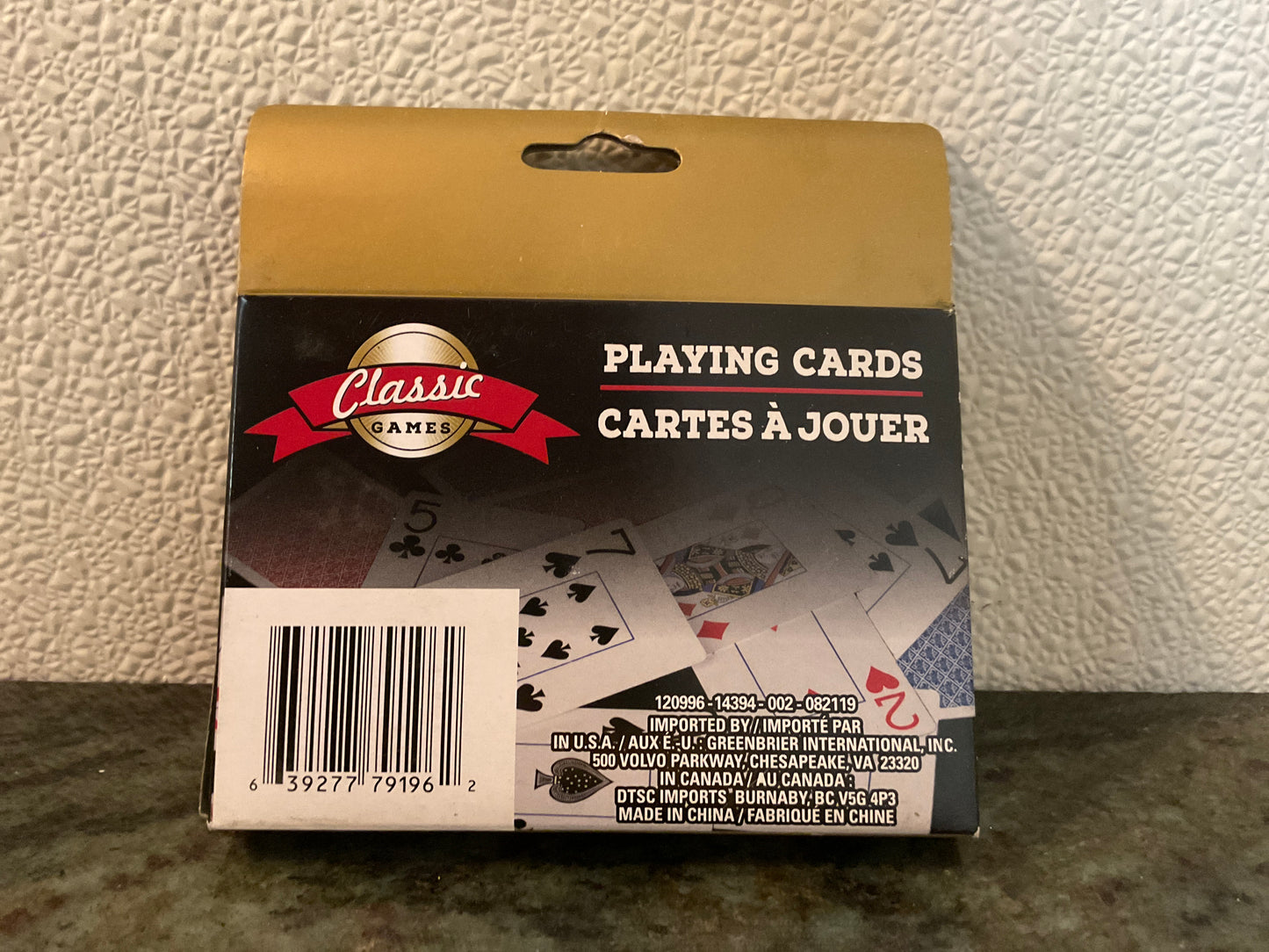 Classic Games Playing Cards