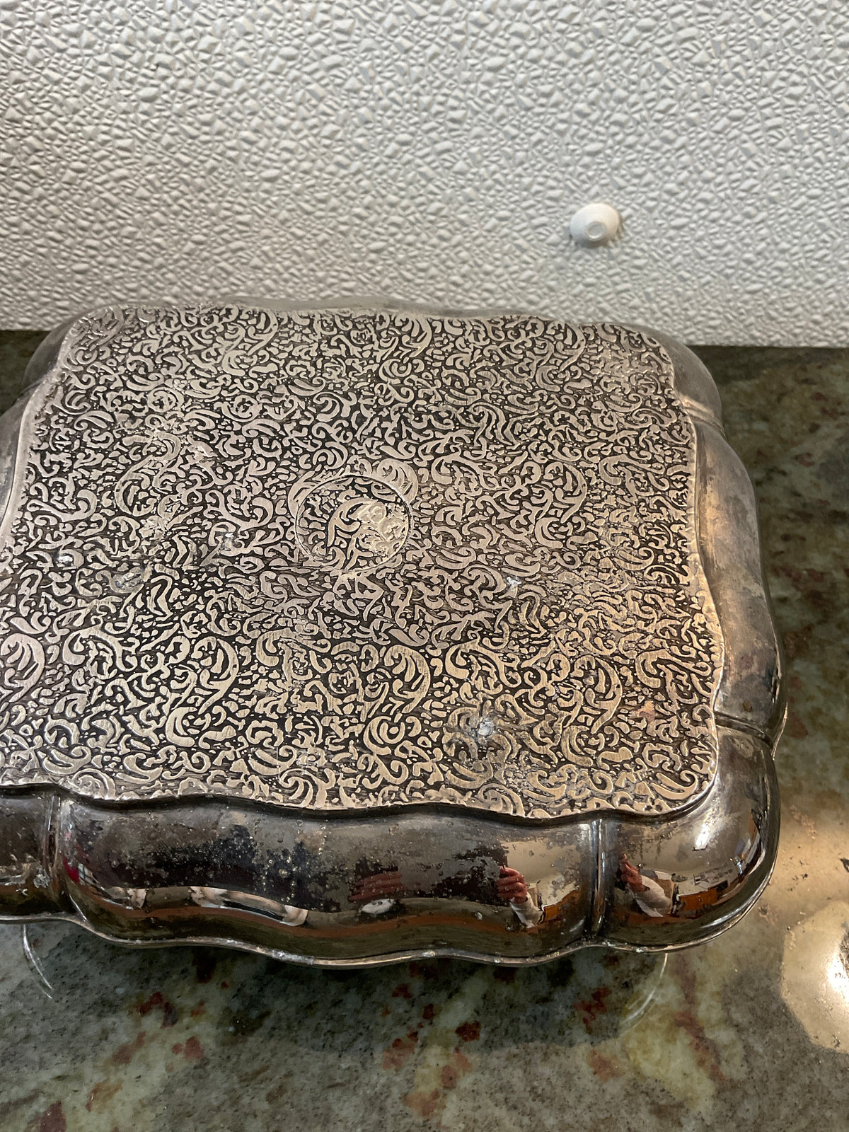 Vintage 1970’s International Silver Jewlery Box