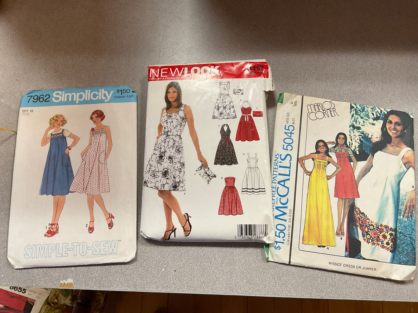 Bundle of 3 Sewing Patterns