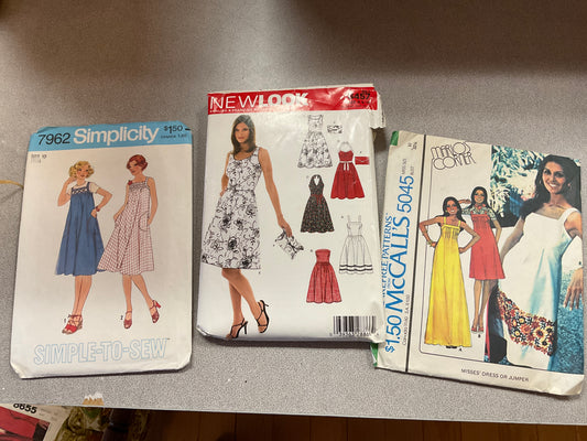 Bundle of 3 Sewing Patterns