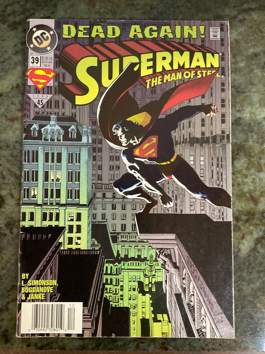 1994 Superman The Man Of Steel #39