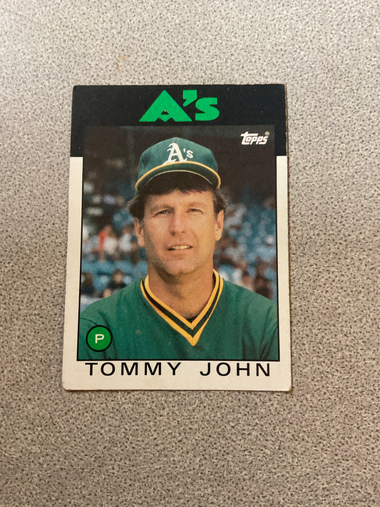 Baseball Card Tommy John