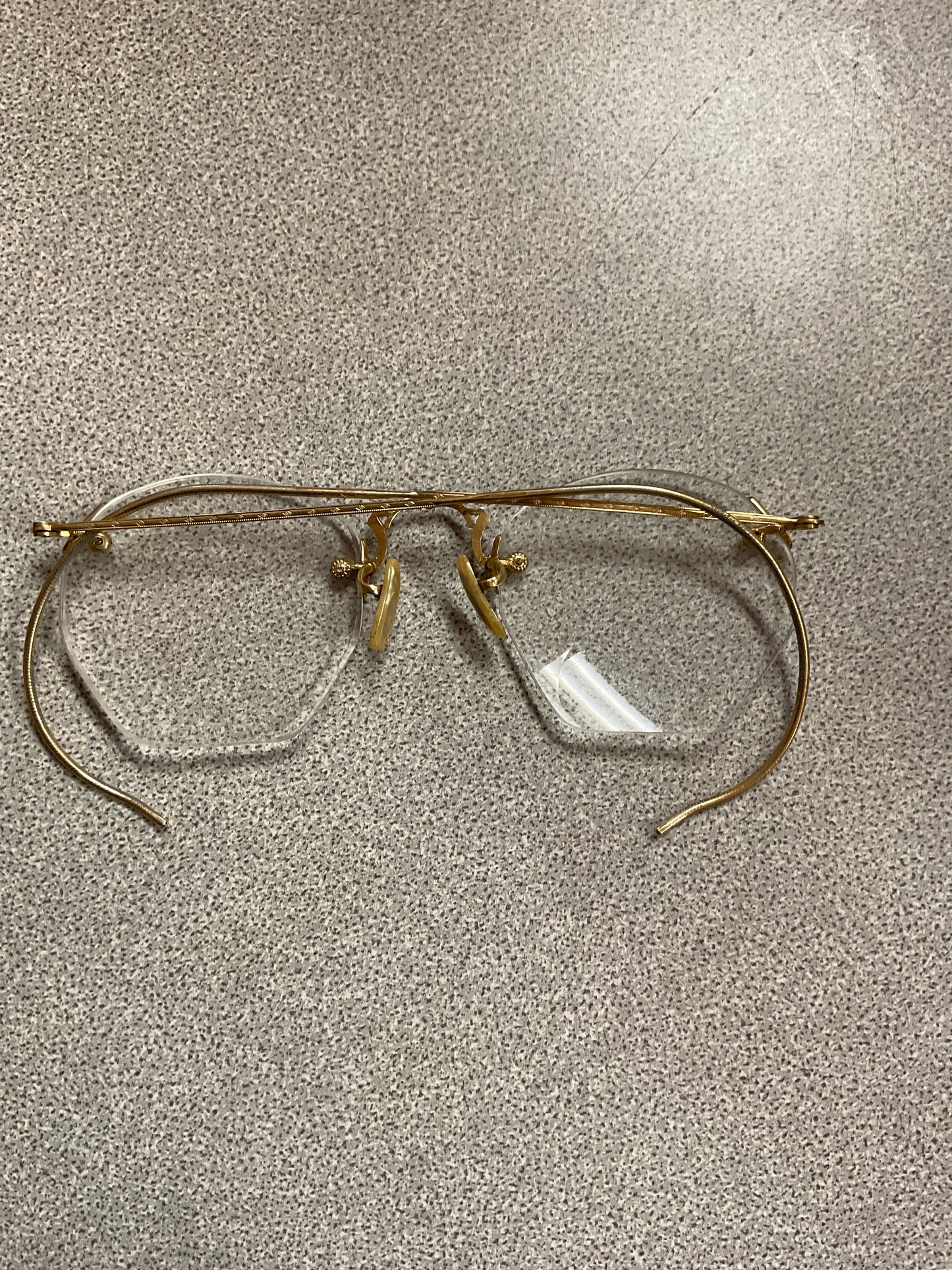 Vintage 12K Gold filled Rimless Eyeglasses