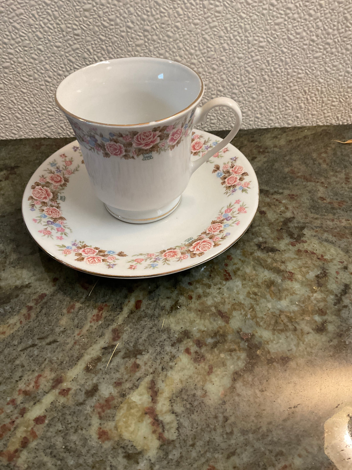 Matching Cup and Saucer Set