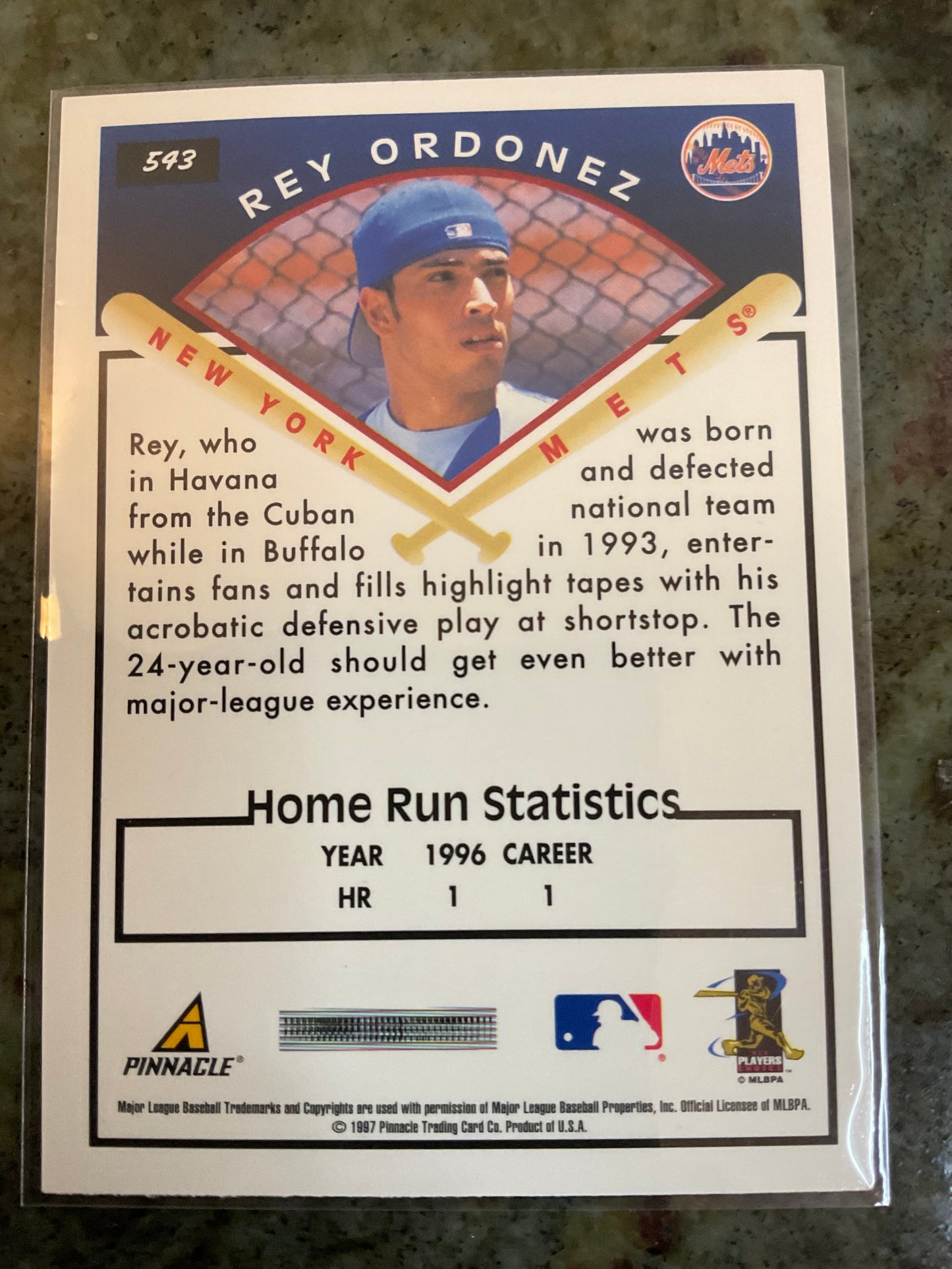 Rey Ordonez New York Mets