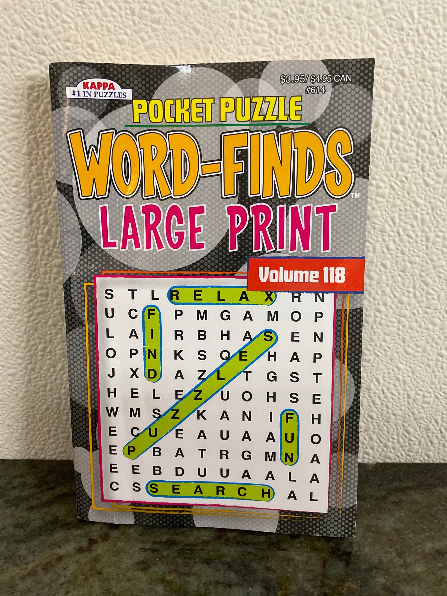 Large Print Word-Finds Pocket Puzzle