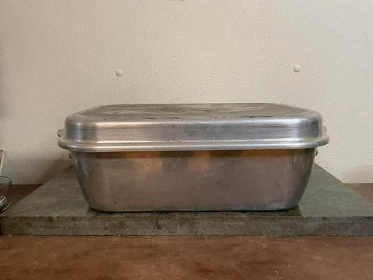 Large Aluminum Roasting Pan with Lid
