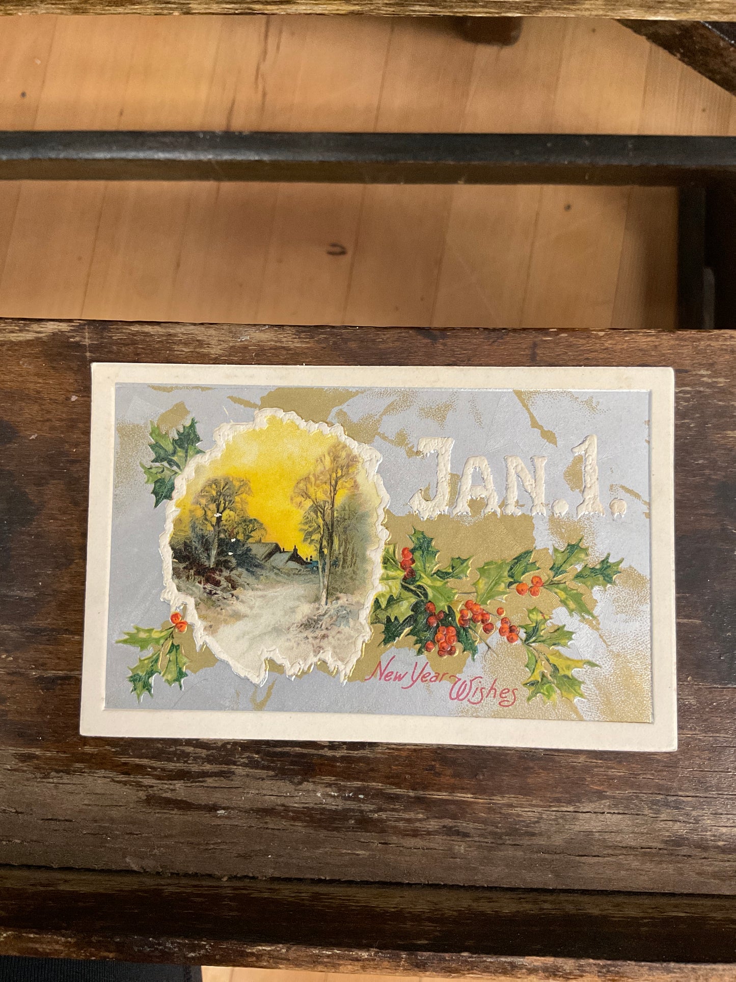 Antique Post Card- New Year