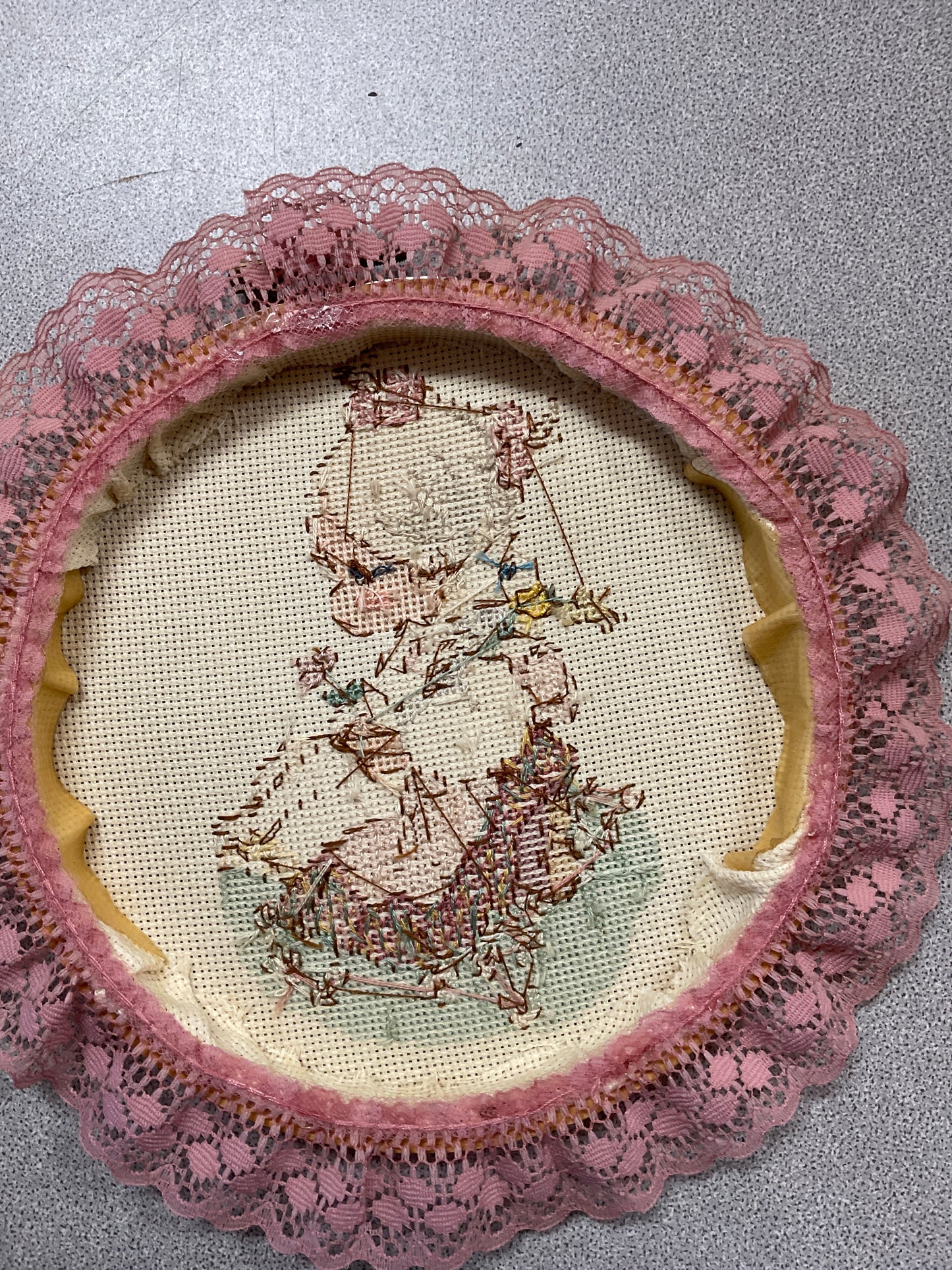 Vintage Hand Stitched Precious Moments