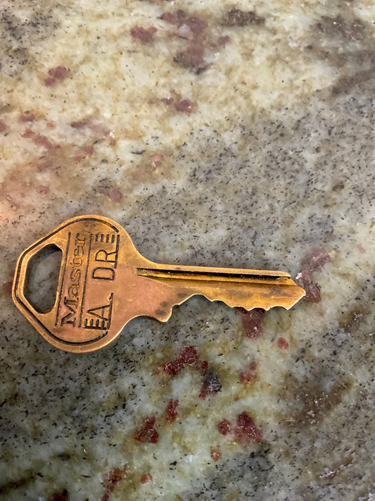 Vintage Master Lock Key