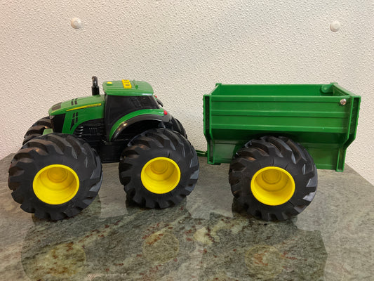 Tony John Deere Treads 8” Tractor/Wagon