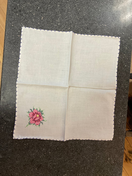 Hand Stitched Cloth Napkin Set of 12