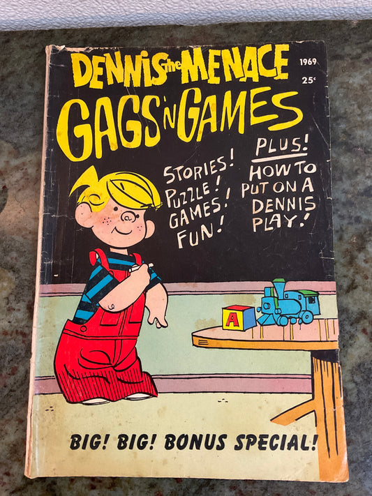 1969 Dennis The Menace Gags ‘N Games #66