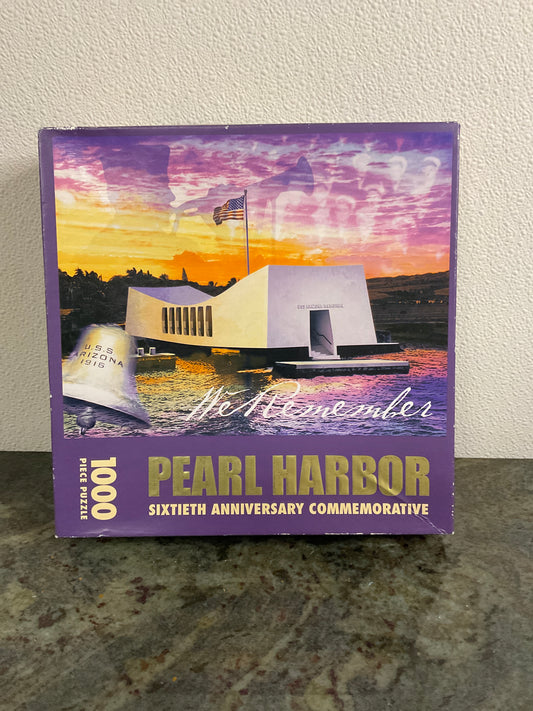 2001 Sealed and Unopened MB/Hasbro Pearl Harbor 60th Commemorative 1000 pc Puzzle