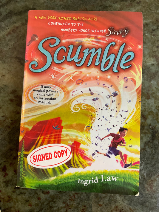 Book: Scumble, signed copy