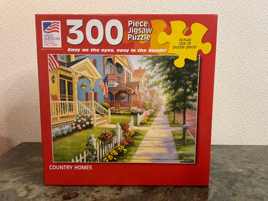 300 Large Piece Country Homes Puzzle