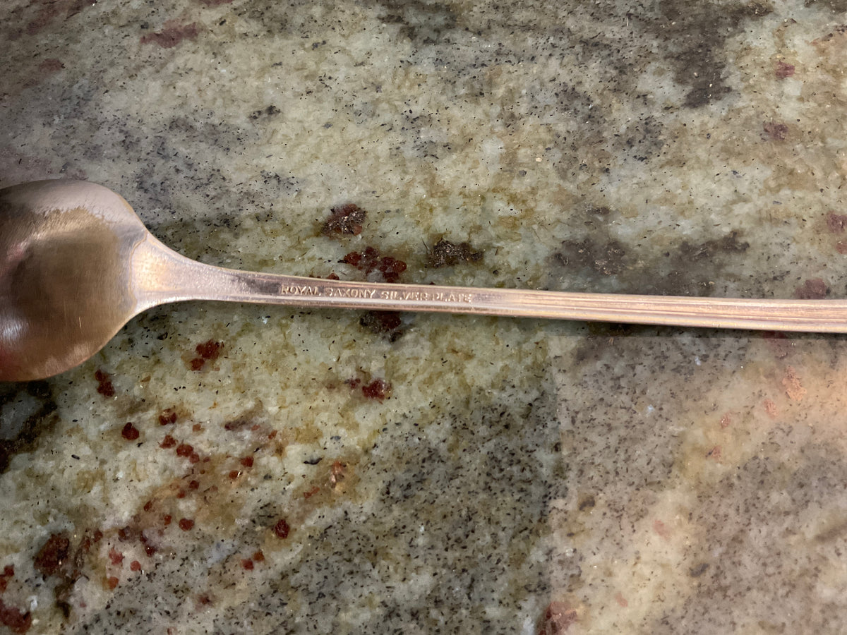 3 - Silver Plate Ice Tea Spoons