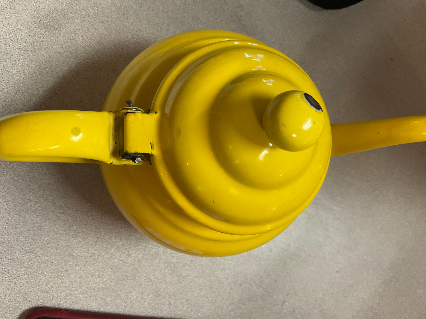 Vintage Yellow Teapot