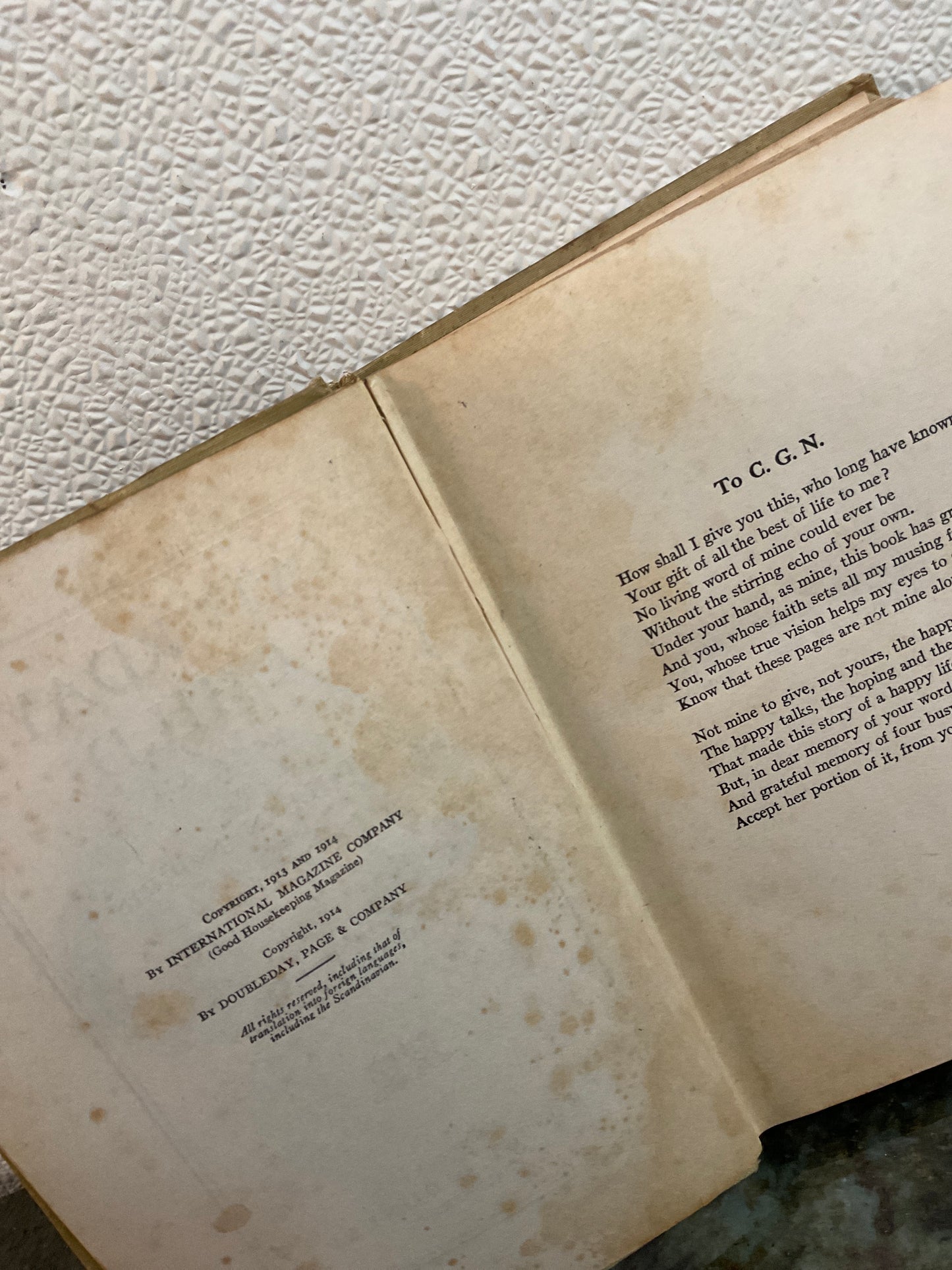 1914 Sat. Child Book
