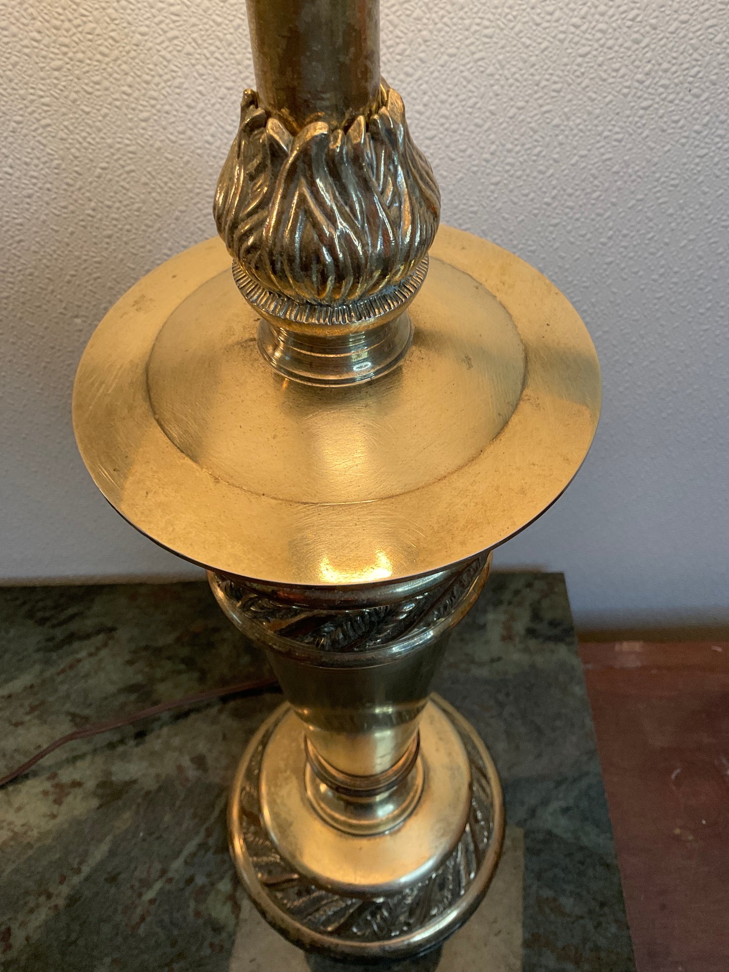 Vintage Tall Brass Lamp