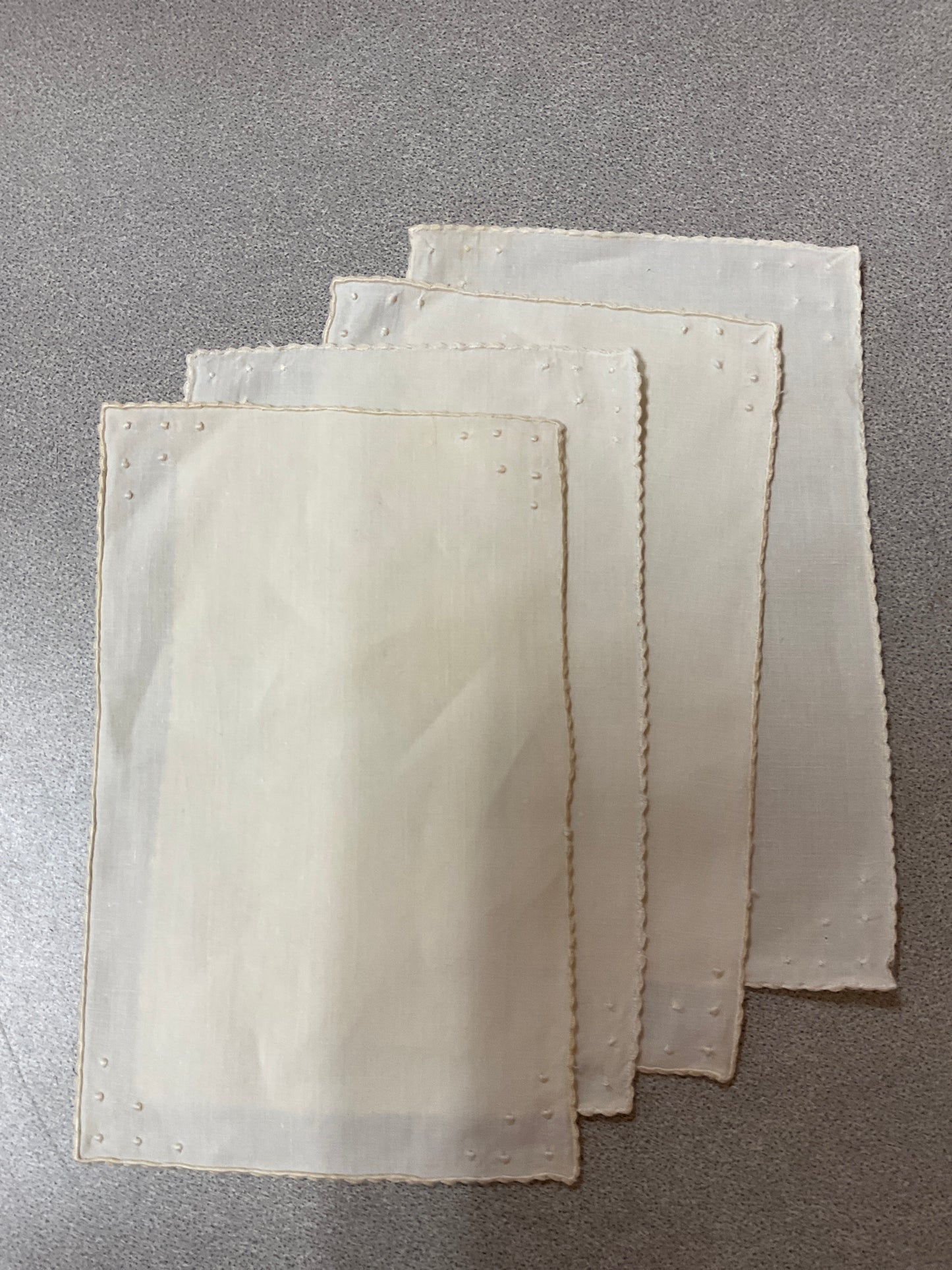 Vintage Cocktail Napkins Set of Four
