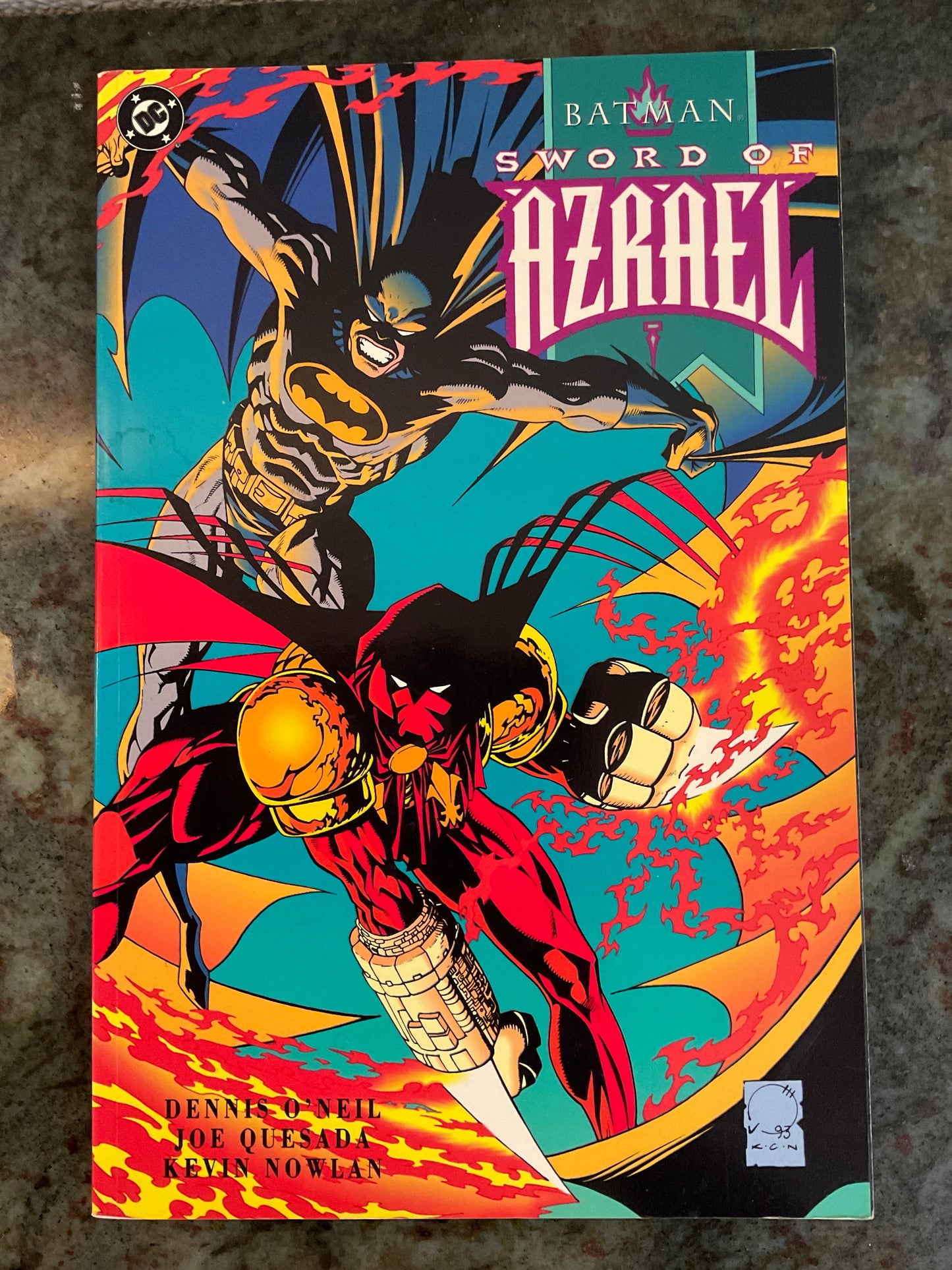 1992 Batman Sword Of Azrael #1