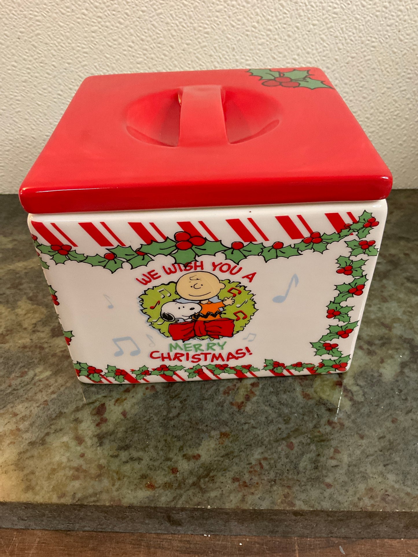 Peanut + Gang Snack Christmas Canister