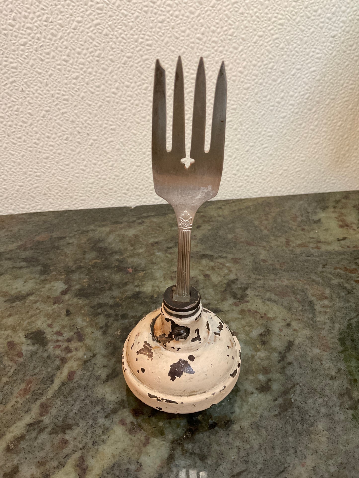 Upcycled Fork/Door Knob Card Holder
