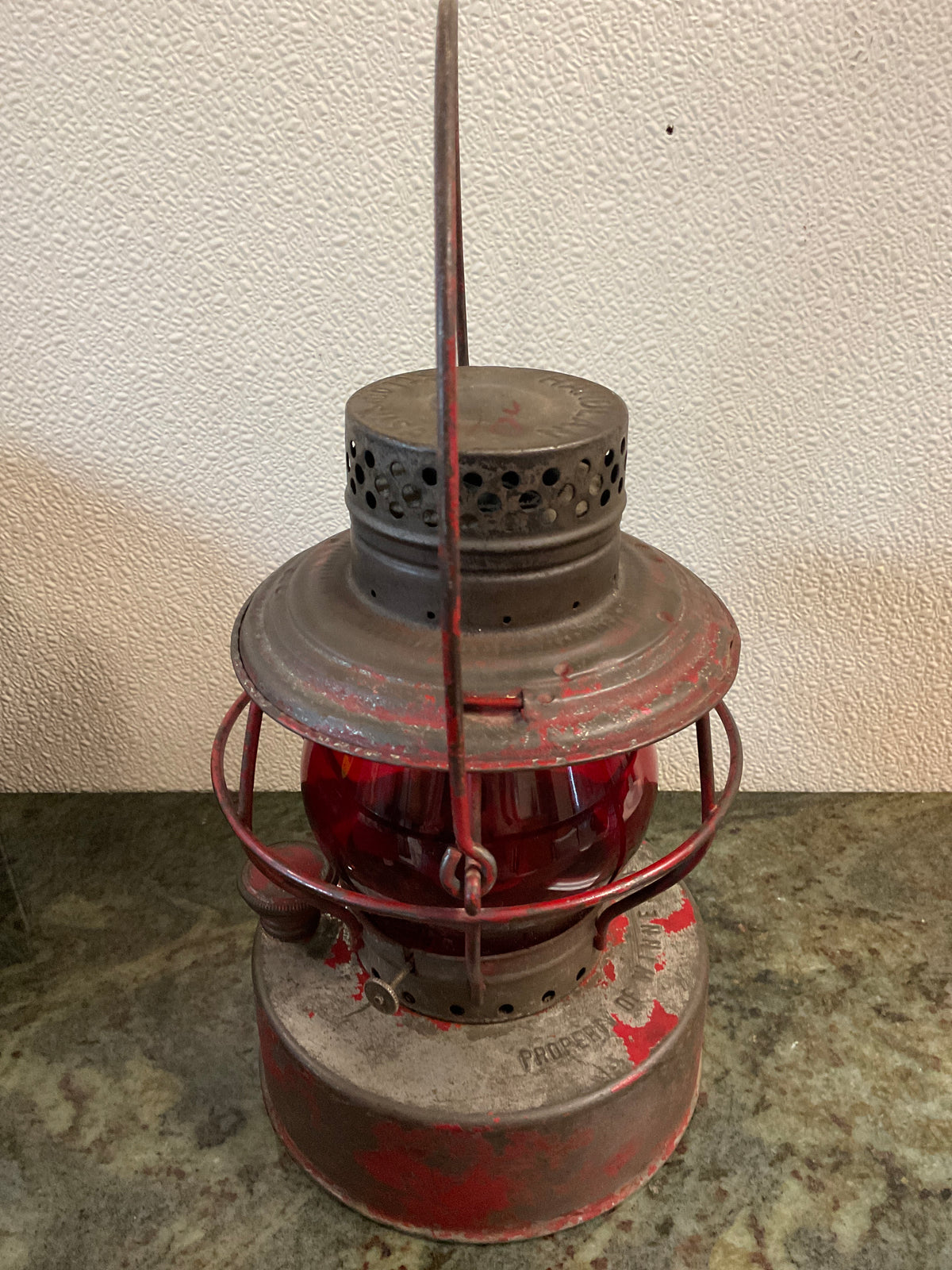 Red Antique Lantern