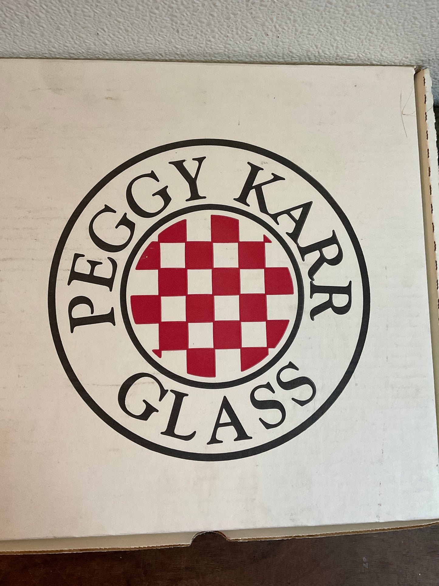 Peggy Karr Art Glass Platter