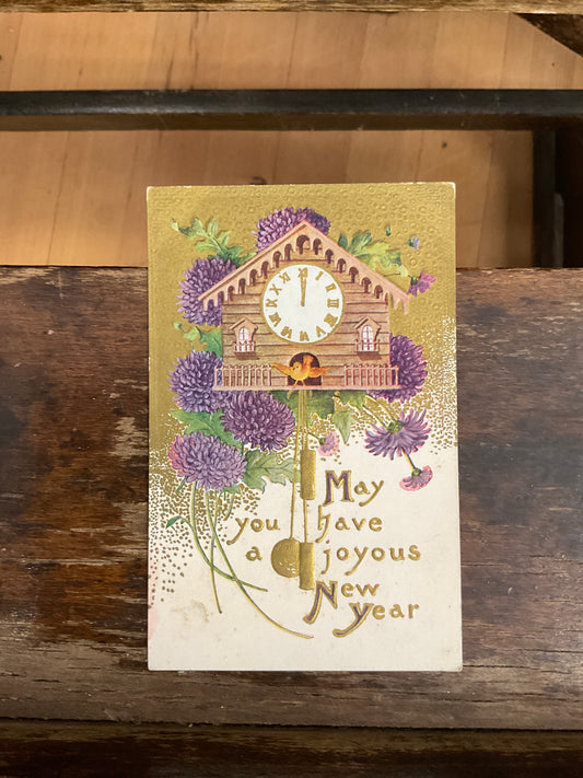 Antique Post Card- New Year