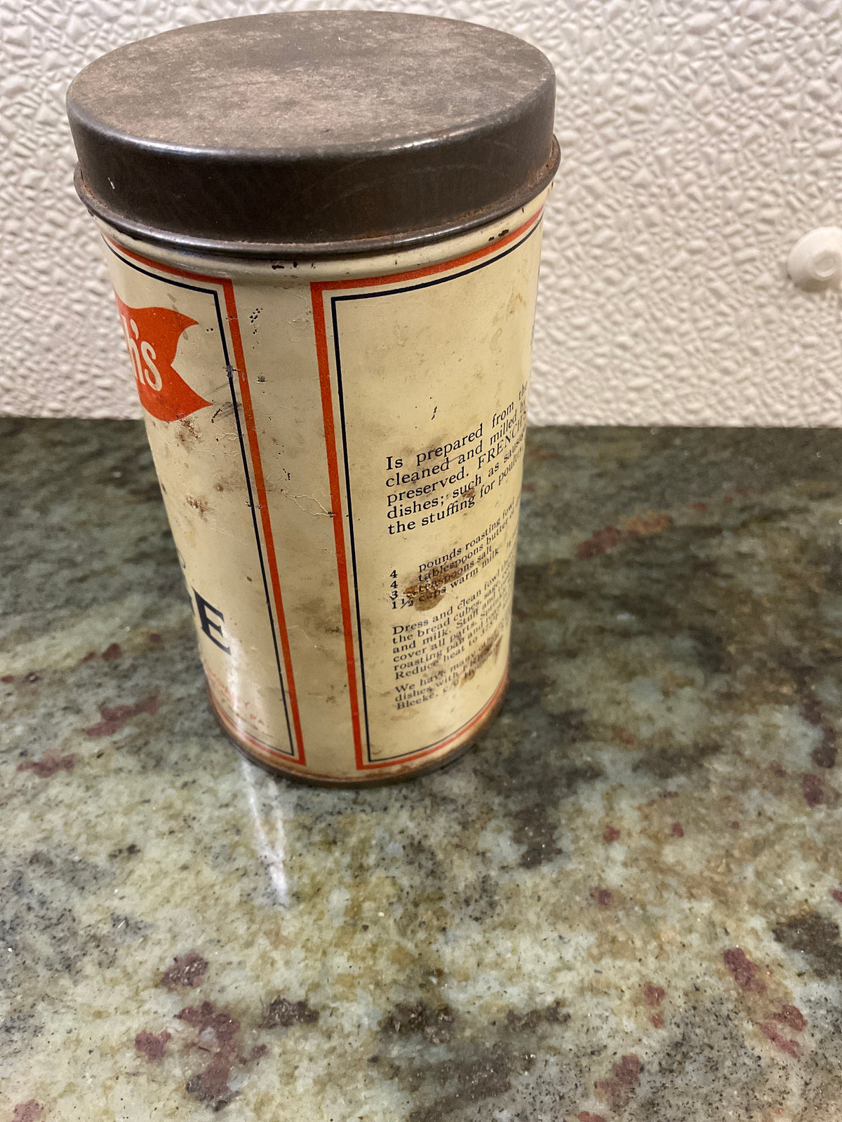 French’s Ground Spice Tin