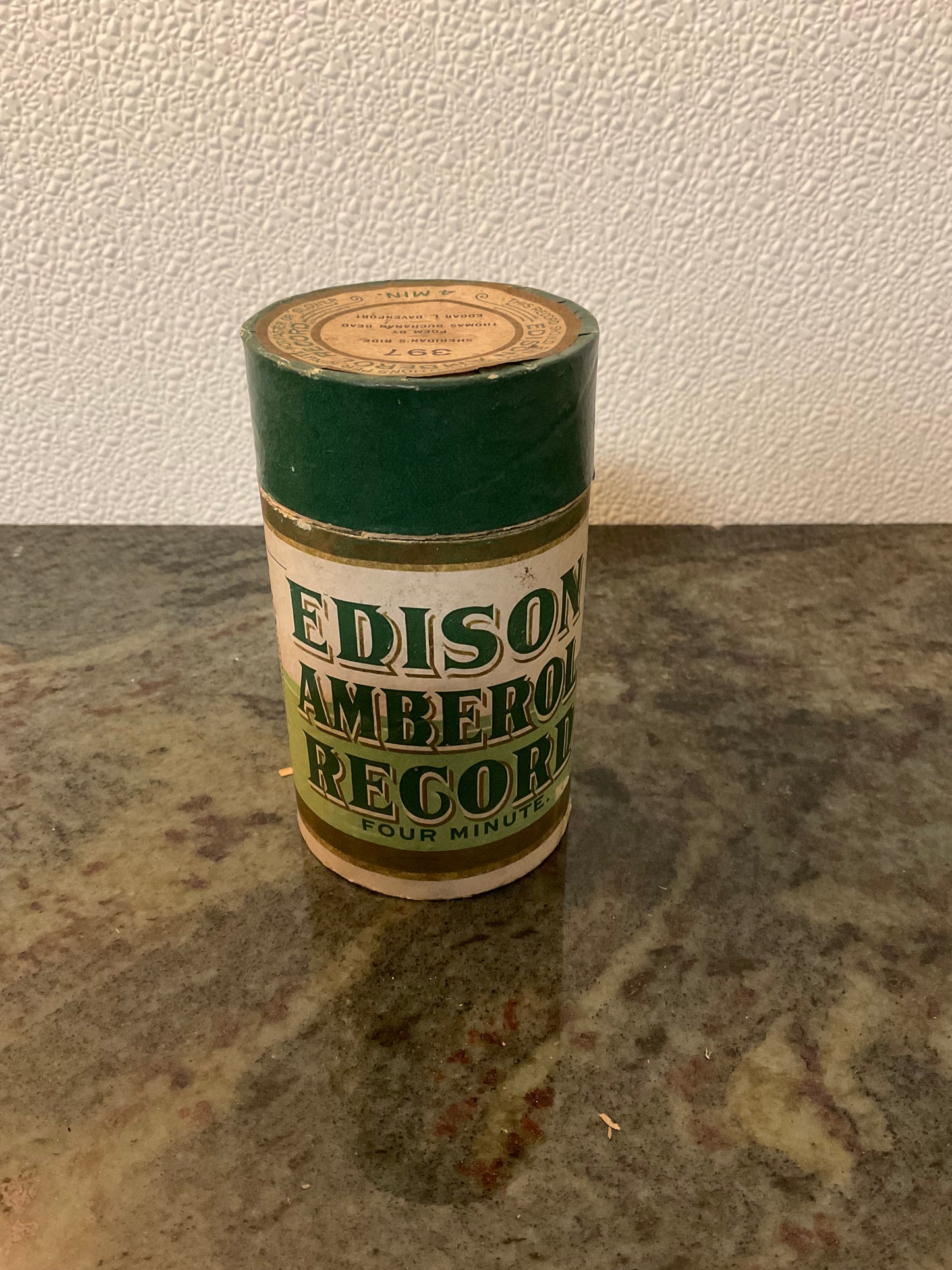 Edison Phonograph Cylinder
