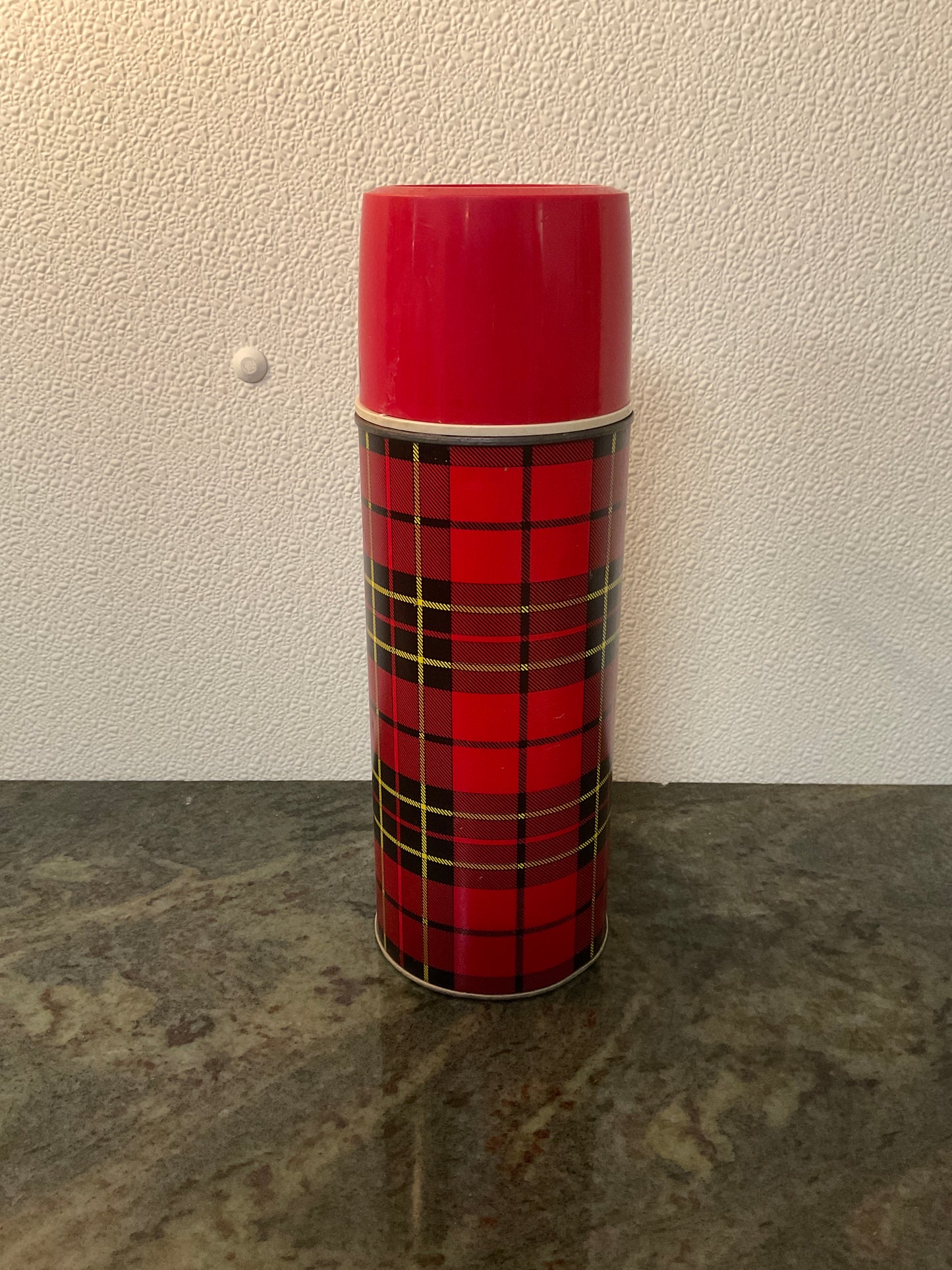 Vintage Plaid Thermos