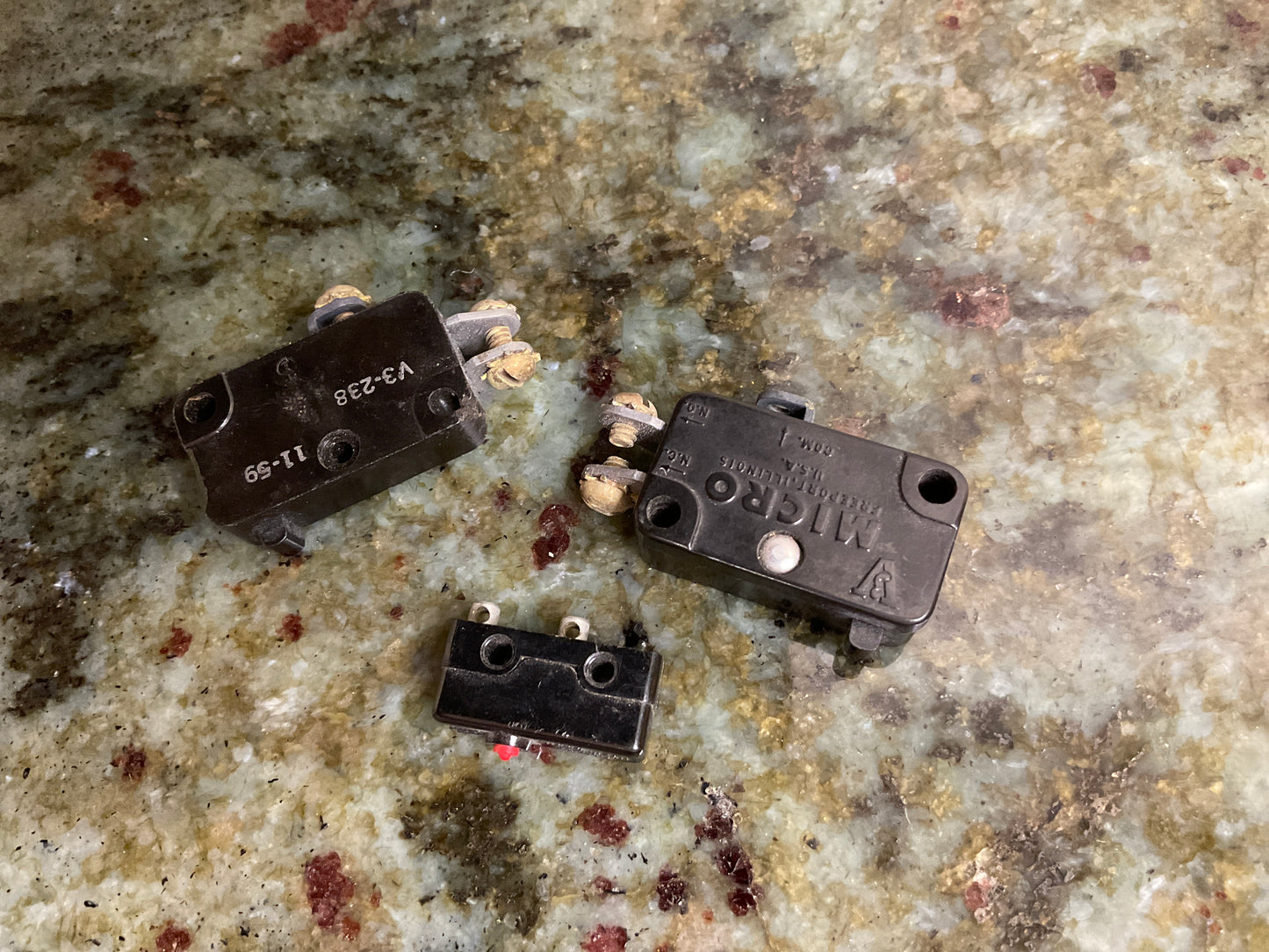 Three Vintage Switches